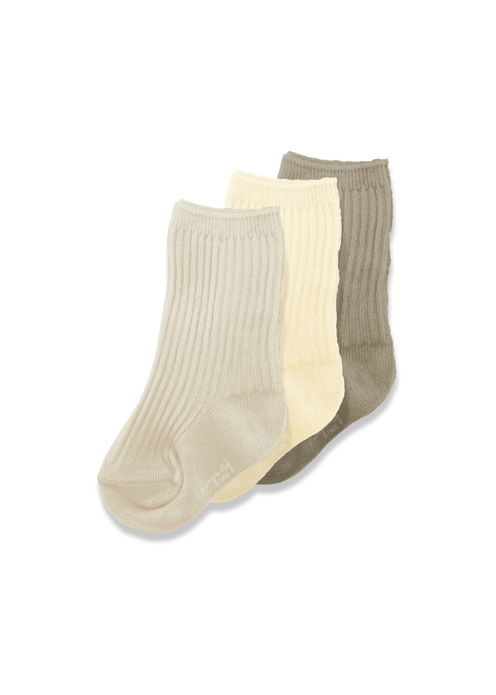 Konges Slojd Konges Slojd Gray Dawn Rib socks (3-pack)