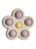 Mushie Mushie Soft Lillac/Daffodil Press Toy Flower