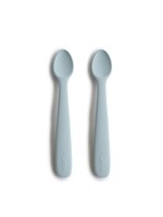 Mushie Mushie Powder Blue set lepels (2-pack)