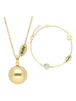 Bola Bola Set Ketting en Armband in Goud