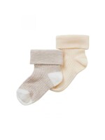 Noppies Noppies 2-pack Socks Breese Oatmeal