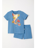 Woody Woody Unisex Pyjama blauw