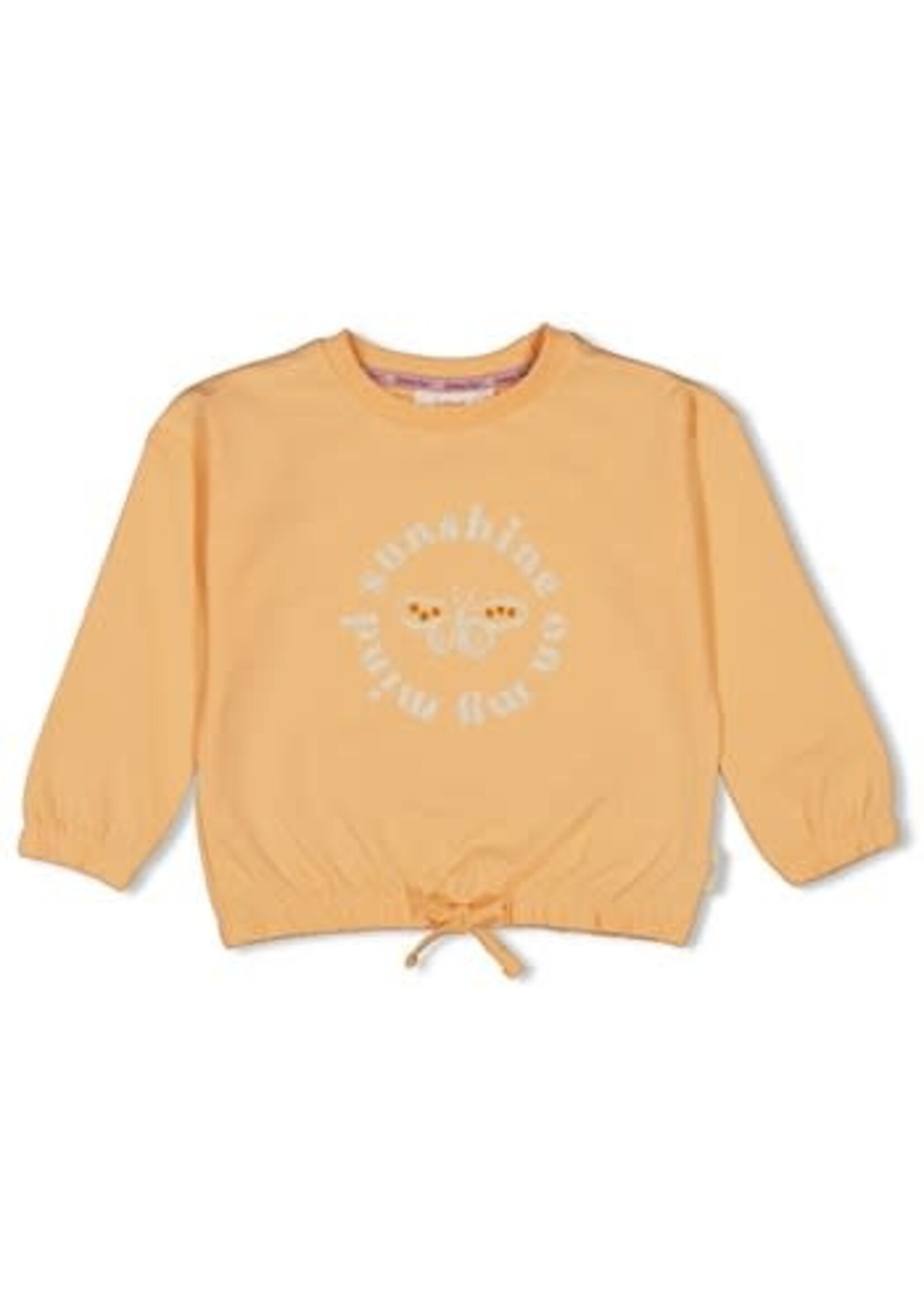 Feetje Feetje Sunny Side up Sweater Abrikoos