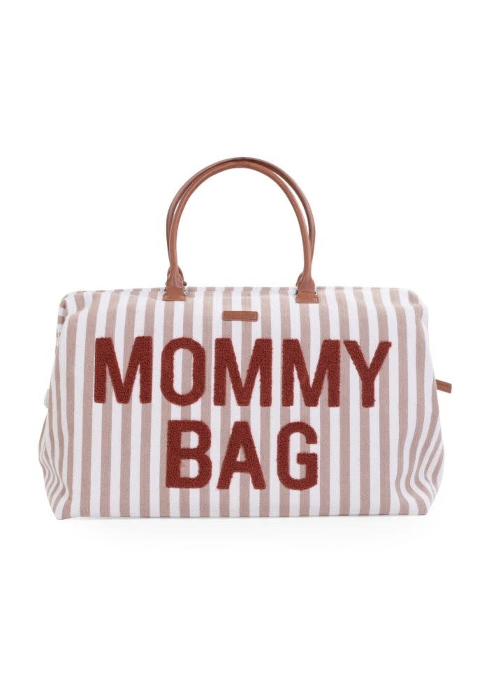 Childhome Childhome Mommy bag Stripes nude Terracotta
