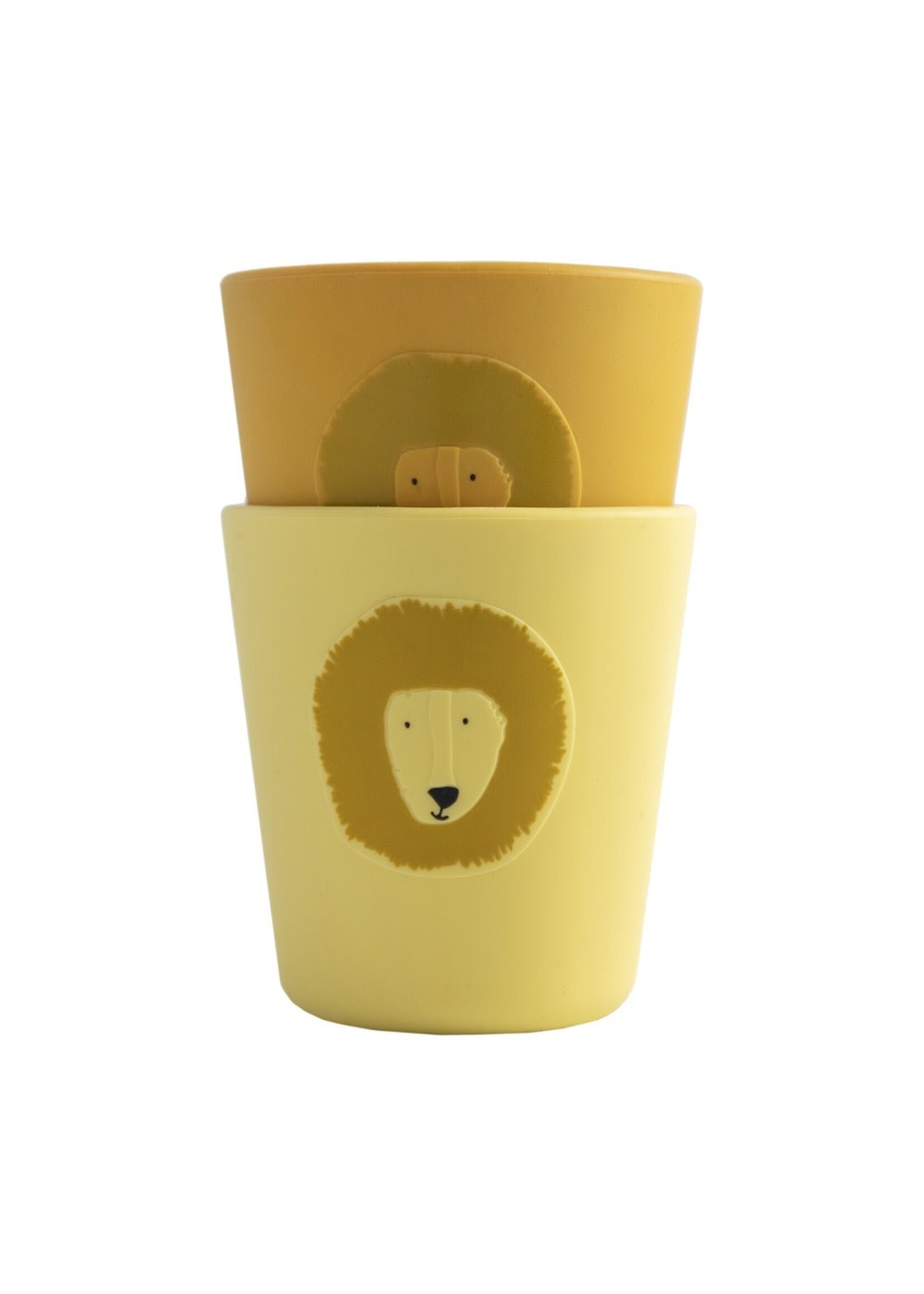 Trixie Baby Trixie Mr Lion Silicone bekers 2-pack