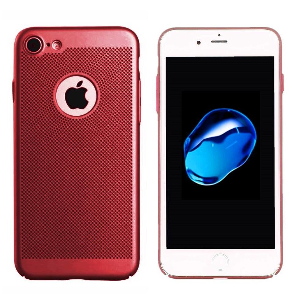 Colorfone BackCover Holes Apple iPhone 7 Plus Rood