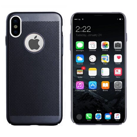 Colorfone BackCover Holes Apple iPhone X/Xs Zwart