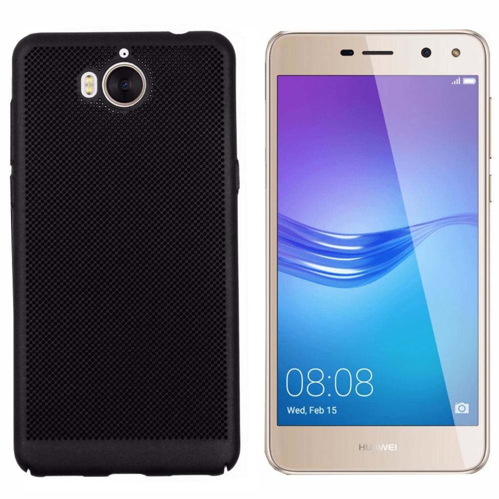 Colorfone BackCover Holes Huawei Y5 2017/Y6 2017 Zwart