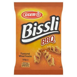 Osem Osem Bissli BBQ 70 g, israelischer Weizensnack (Bisli) Osem Osem Bissli BBQ 70 g, israelischer Weizensnack (Bisli)