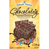 Yehuda Chocolate Covered Matzo with Sprinkles
