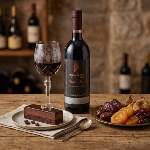 Arza winery David's Harp zoete rode dessertwijn uit Israël 75 cl