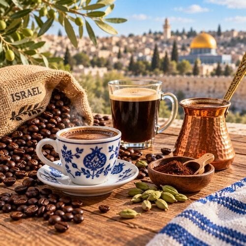 Israeli kosher coffee
