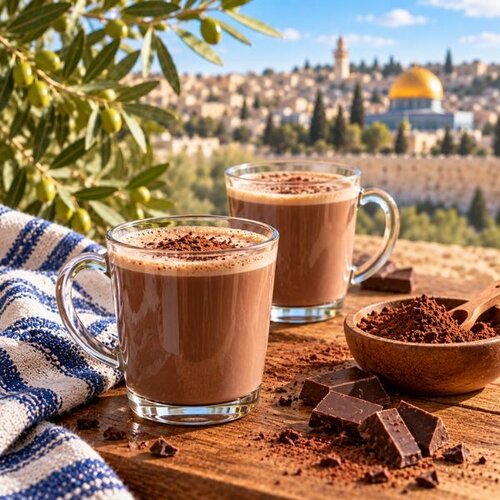 Israelische Schokoladenmilch