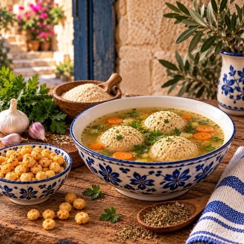 Israeli Soup and Soup Ingredients