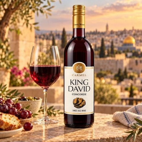 Carmel winery Carmel King David Concorde – süßer Rotwein 75 cl