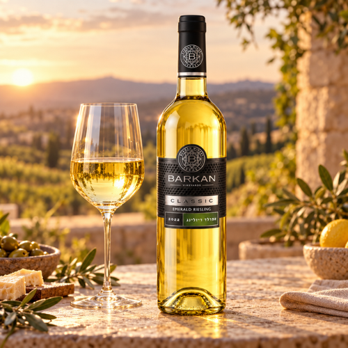 Barkan Winery Barkan Classic Emerald Riesling 2022 – halbtrockener Weißwein aus Israel 75 cl