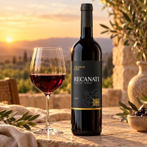Recanati Recanati Yasmin Red - droge rode wijn uit Israël 75 cl Recanati Recanati Yasmin Red - droge rode wijn uit Israël 75 cl