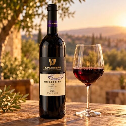 Teperberg Teperberg Impression Syrah – Dry Red Wine from Israel 75 cl Teperberg Teperberg Impression Syrah – Dry Red Wine from Israel 75 cl