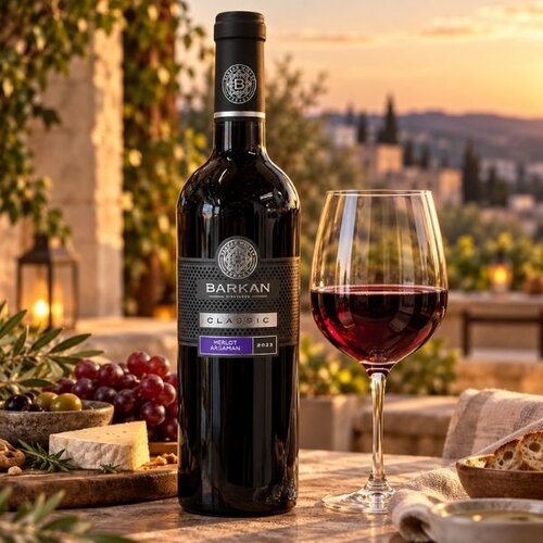 Barkan Winery Barkan Classic Merlot-Argaman 75 cl - dry red wine from Samson, Israel Barkan Winery Barkan Classic Merlot-Argaman 75 cl - dry red wine from Samson, Israel