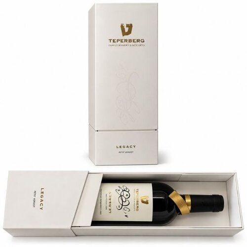 Teperberg Teperberg Legacy Petit Verdot - Exclusive Kosher Red Wine from Israel - 100% Petit Verdot - Luxury Gift Box - 750 ml Teperberg Teperberg Legacy Petit Verdot - Exclusive Kosher Red Wine from Israel - 100% Petit Verdot - Luxury Gift Box - 750 ml