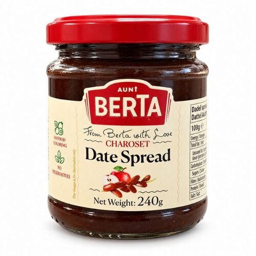 Aunt Berta Charoset: Dattel-apfel spread Aunt Berta Charoset: Dattel-apfel spread