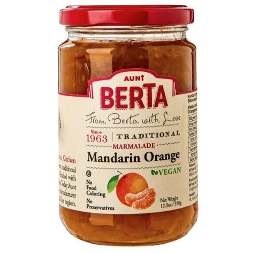 Aunt Berta manderijn sinaasappel jam 340 gram Aunt Berta manderijn sinaasappel jam 340 gram