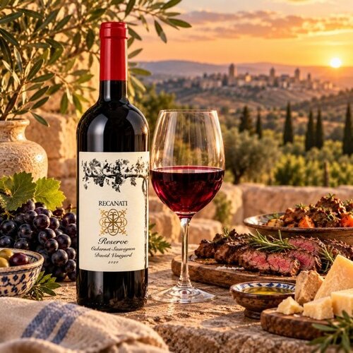 Recanati Recanati Reserve Cabernet Sauvignon - Koosjere rode wijn uit Galilea - 100% Cabernet Sauvignon - 750 ml