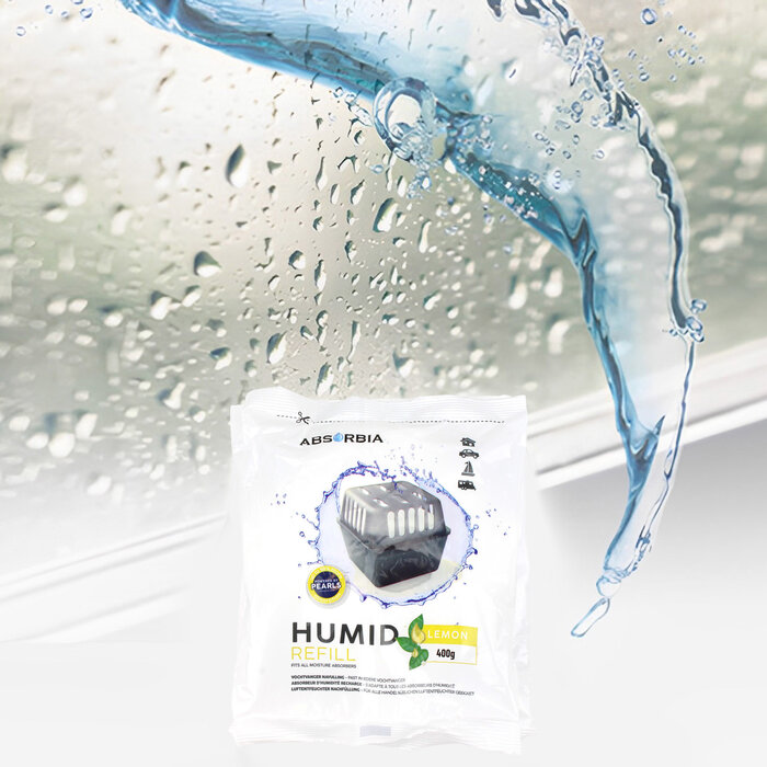 Absorbia Vochtvanger Navulling 400 gram - Lemon