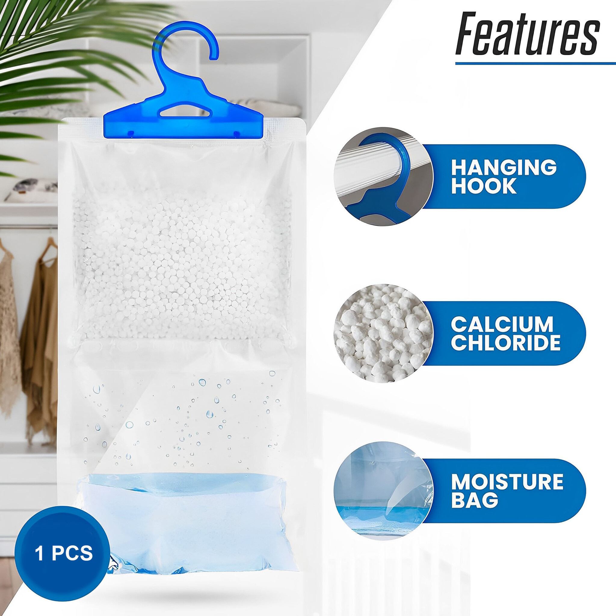 Alpina Vochtvanger voor Kledingkast - 210 gram - tot 60 dagen - Original