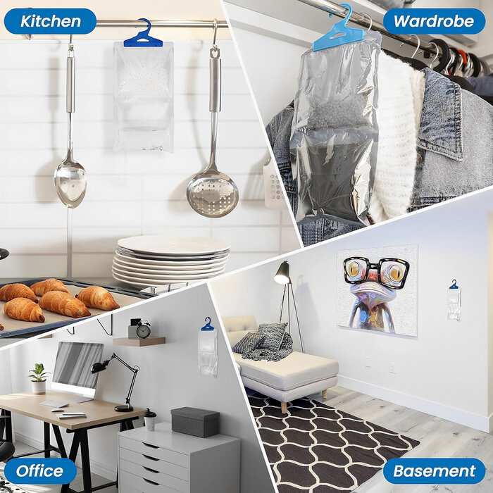 Alpina Vochtvanger voor Kledingkast - 210 gram - XL Pakket - 3 Stuks - Original