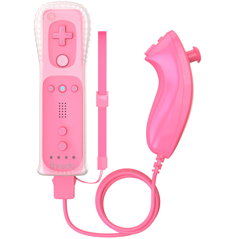 Thredo Remote Controller + Nunchuk voor Nintendo Wii / Wii U P - Thredo