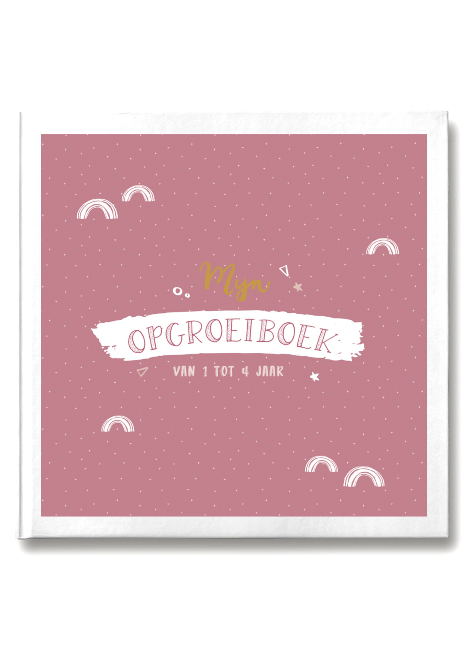 Maan Amsterdam Mijn opgroeiboek (1 tot 4 jaar) - roze - Universe collectie