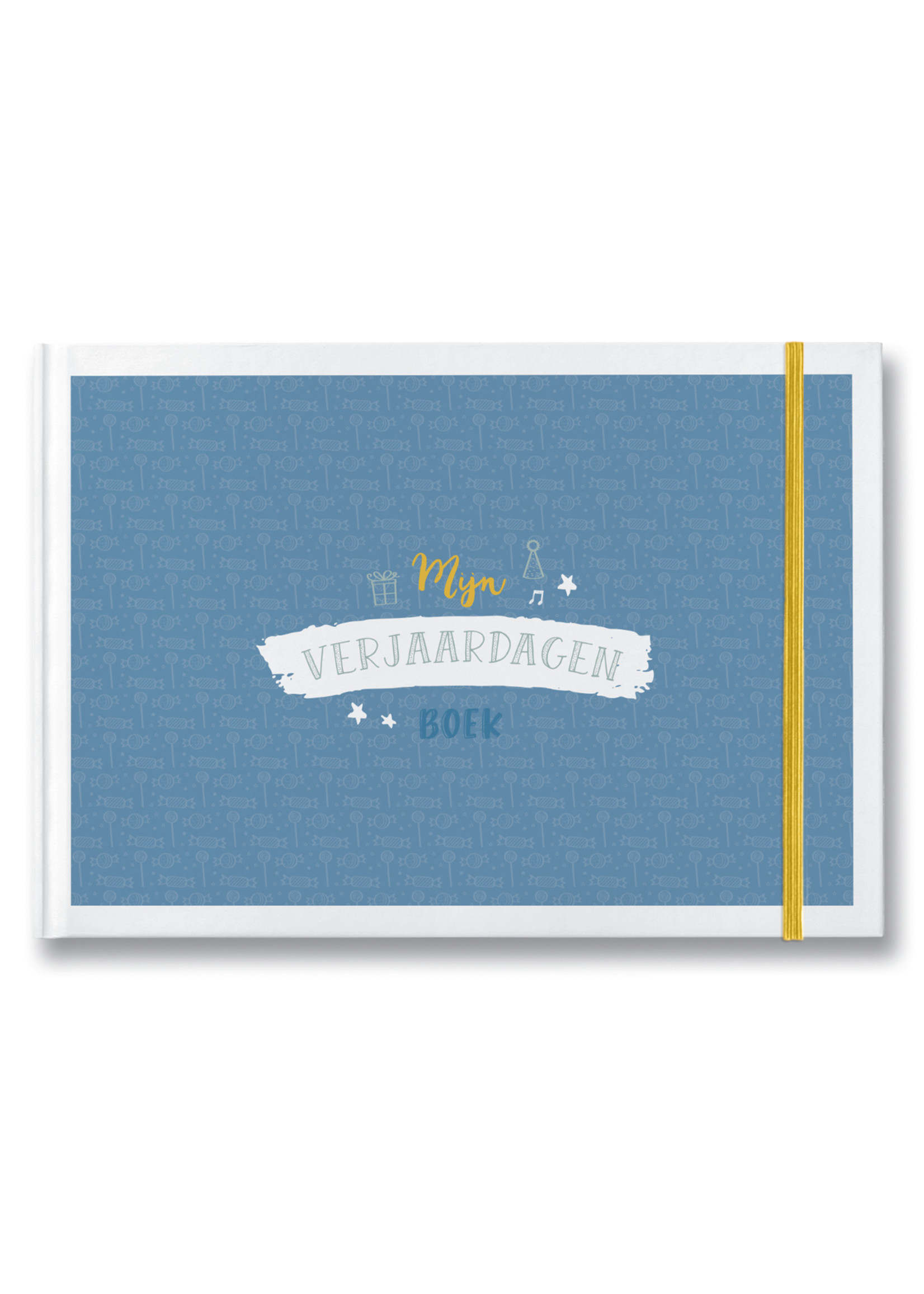 Maan Amsterdam Mijn verjaardagenboek - blauw - Universe collectie