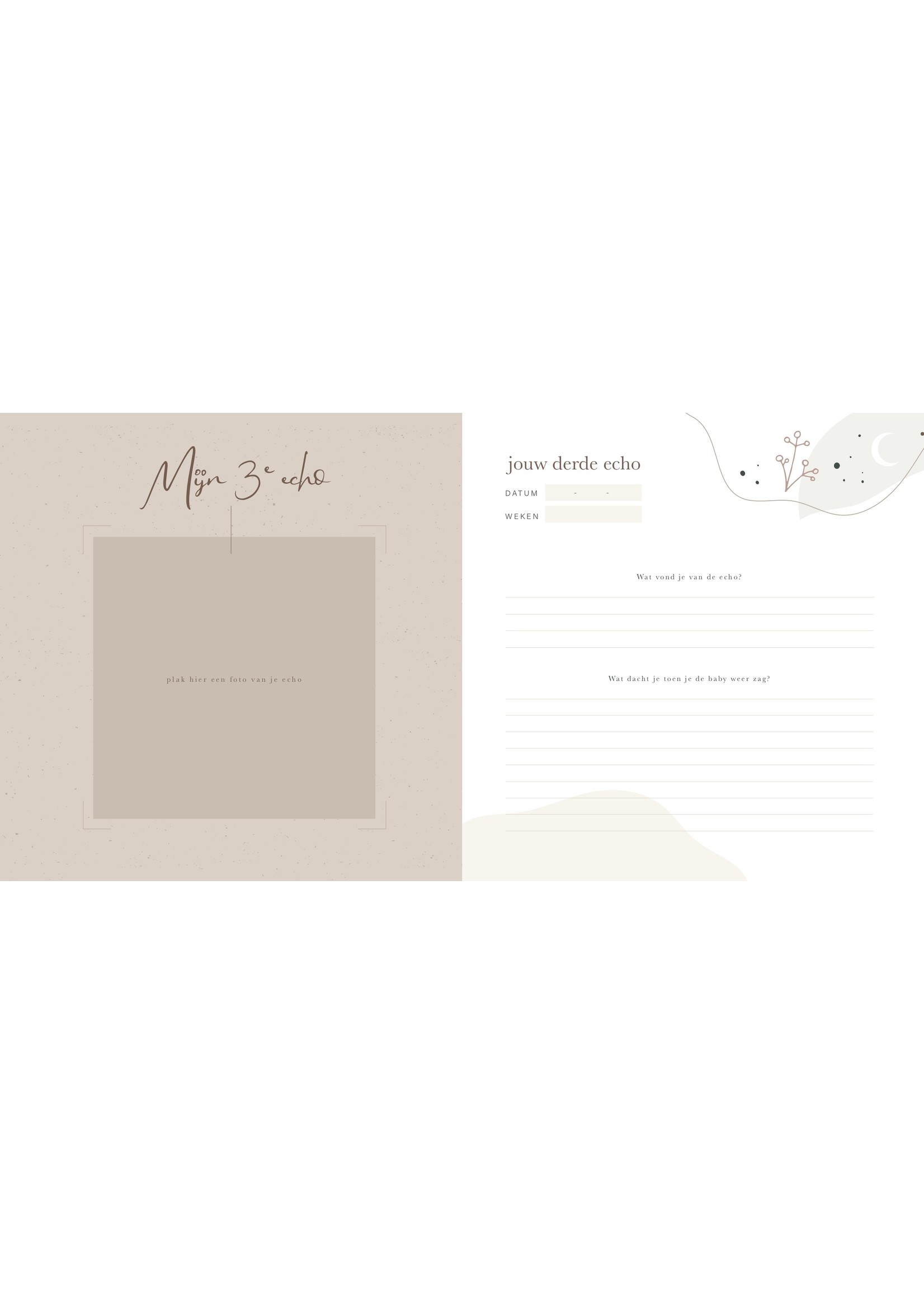 Maan Amsterdam Mijn zwangerschapsdagboek - neutraal - Eclipse collectie