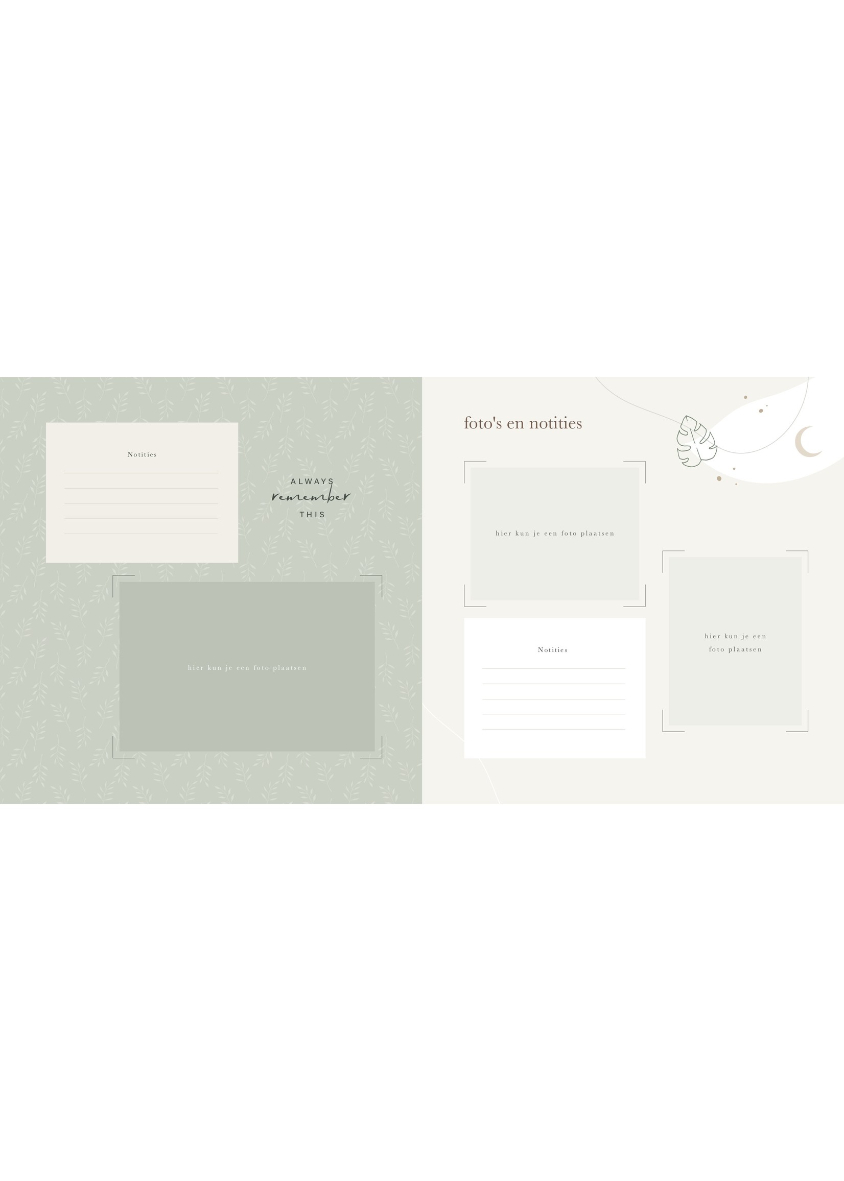 Maan Amsterdam Mijn zwangerschapsdagboek - neutraal - Eclipse collectie