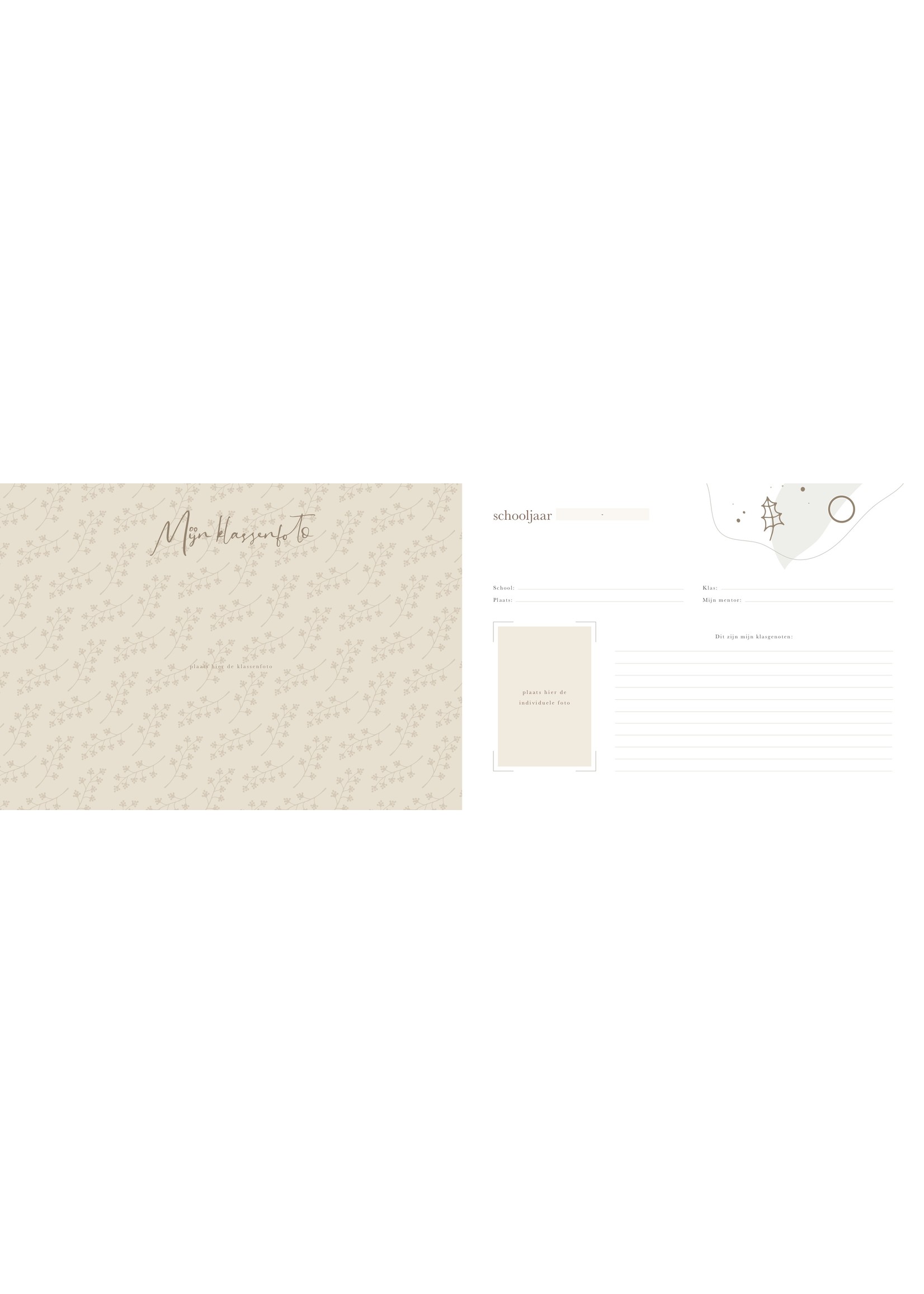 Maan Amsterdam Mijn schoolfotoboek - neutraal - Eclipse collectie