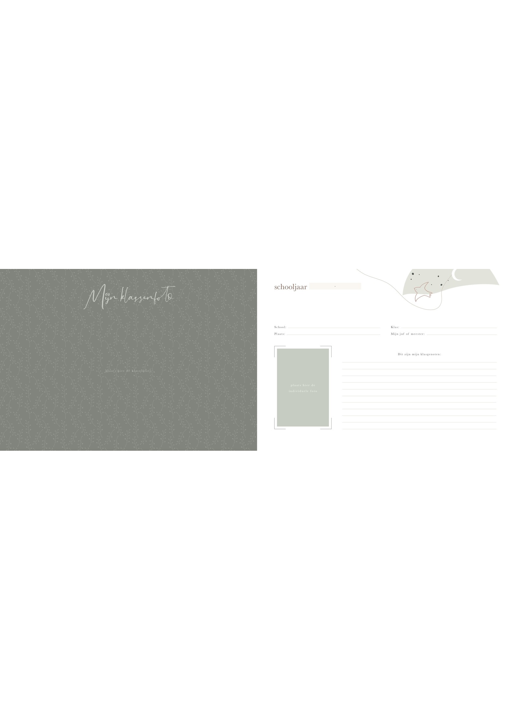 Maan Amsterdam Mijn schoolfotoboek - neutraal - Eclipse collectie