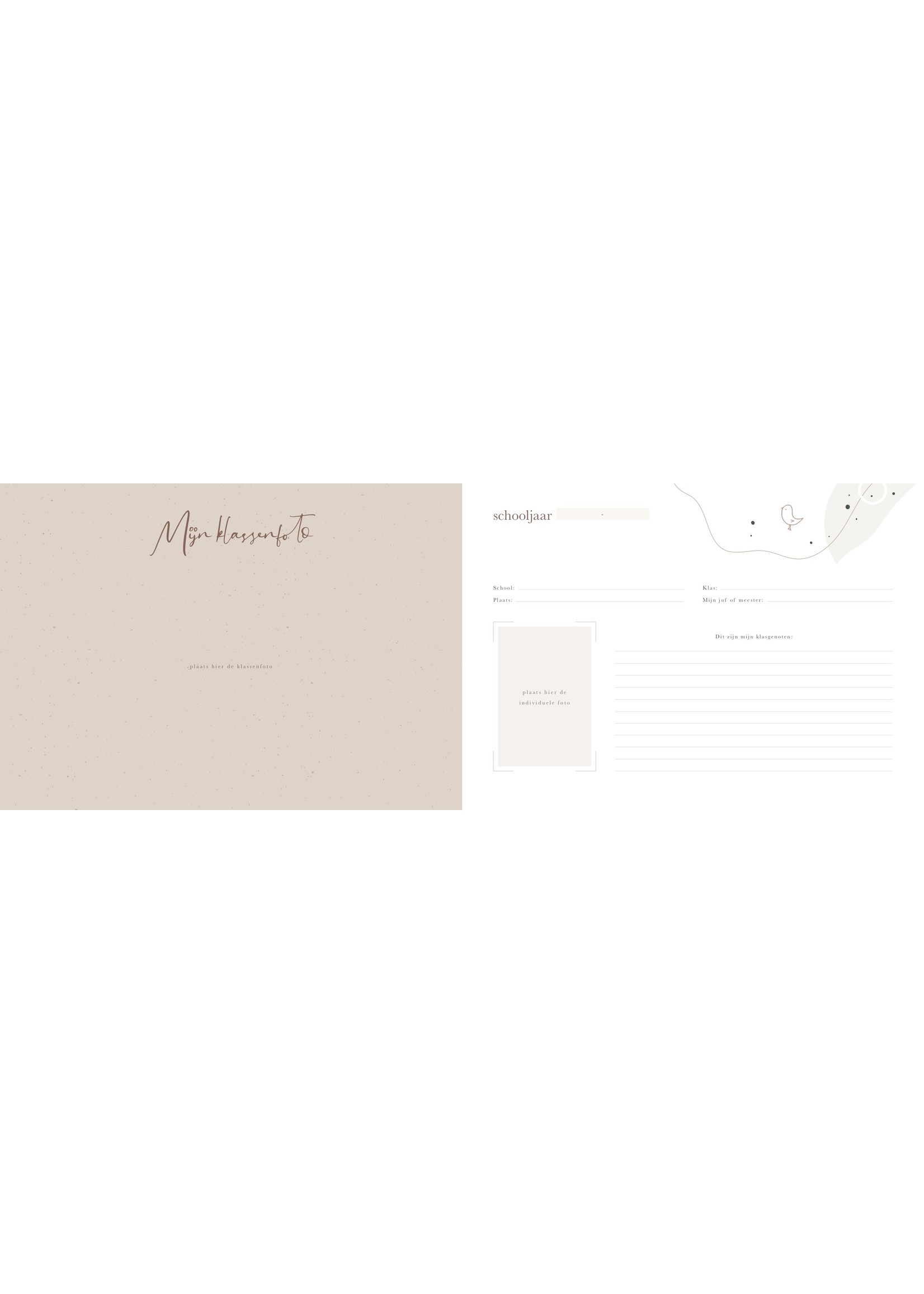 Maan Amsterdam Mijn schoolfotoboek - neutraal - Eclipse collectie