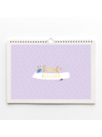Maan Amsterdam Weekplanner incl. stickervel - Universe - lila