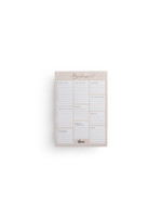 Maan Amsterdam Boodschappenlijstje A5 - Eclipse - beige