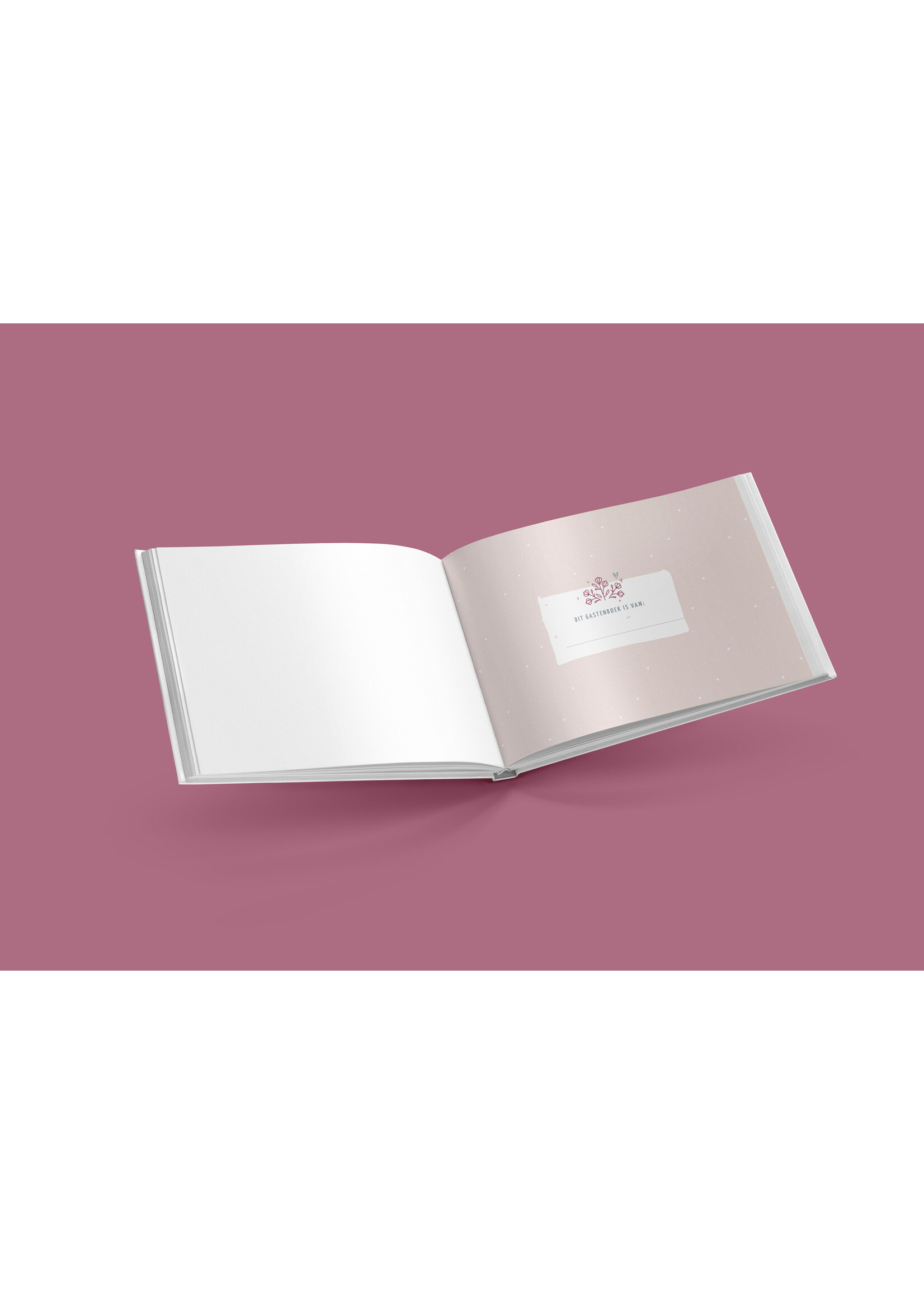 Maan Amsterdam Gastenboek - A4 - Universe - 100 pagina's