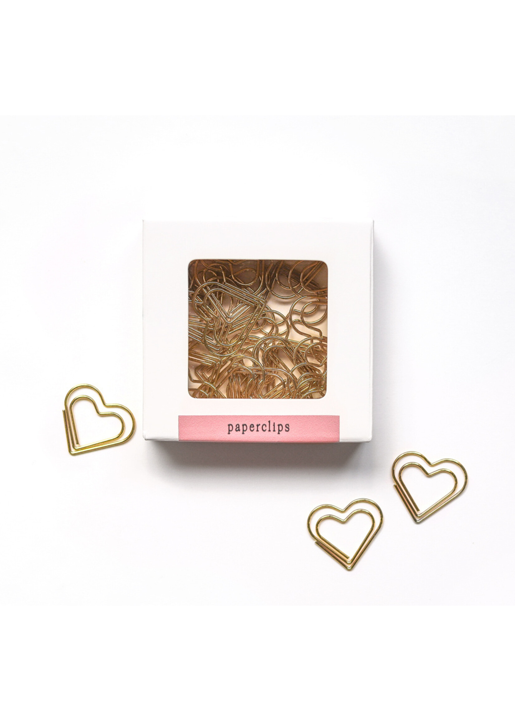 Maan Amsterdam Paperclips hart - 30 stuks - goud