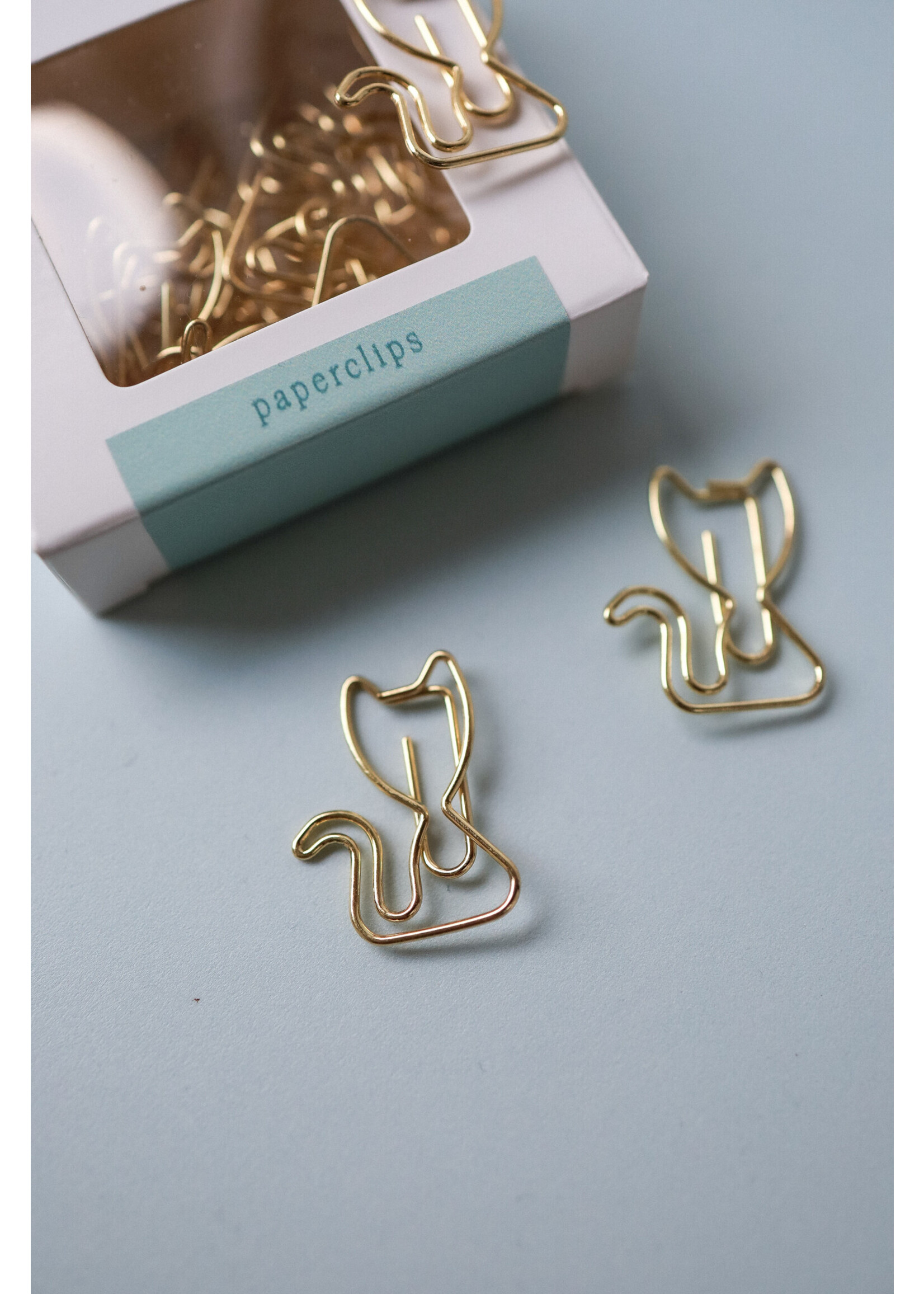 Maan Amsterdam Paperclips kat - 20 stuks - goud