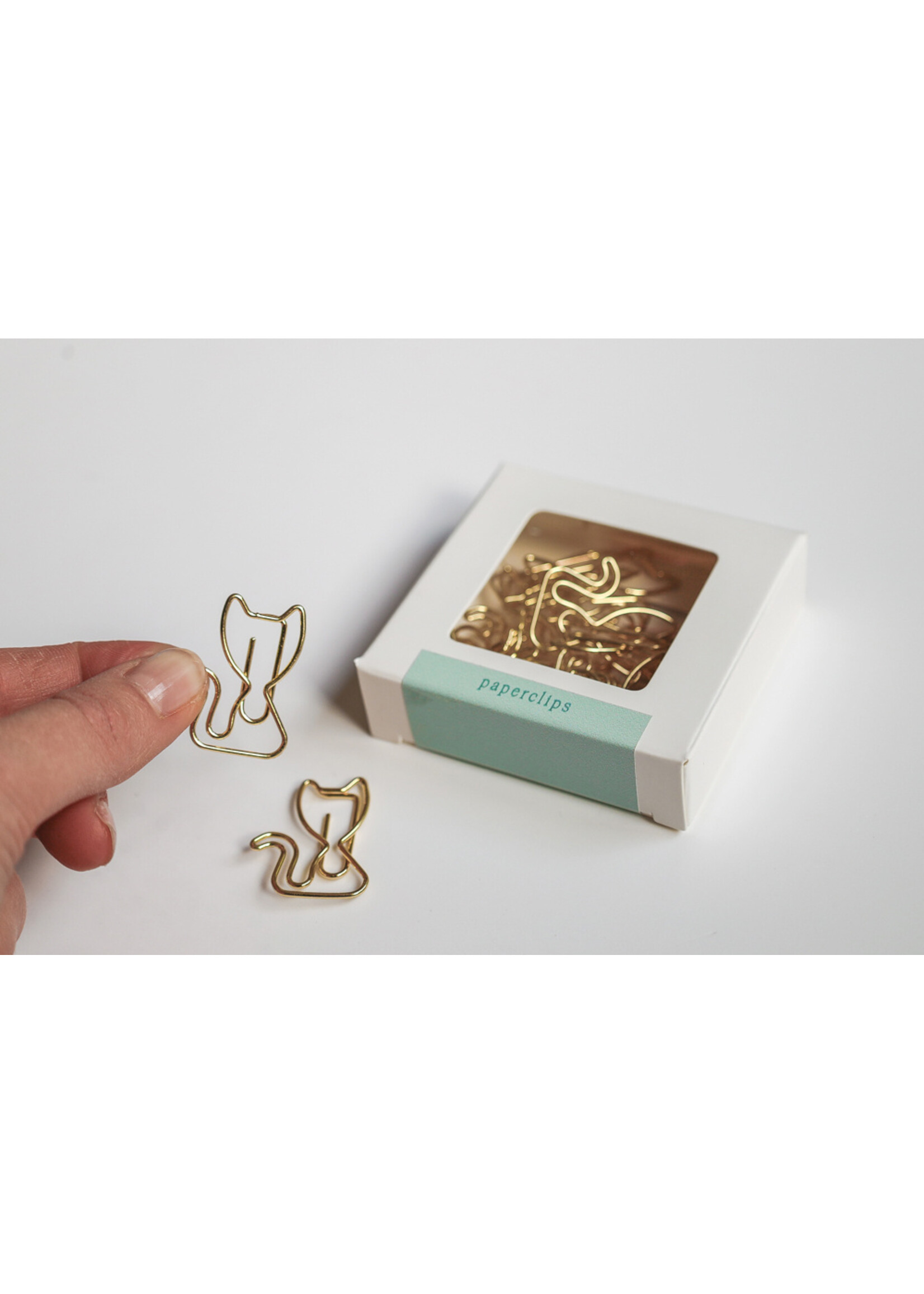 Maan Amsterdam Paperclips kat - 20 stuks - goud