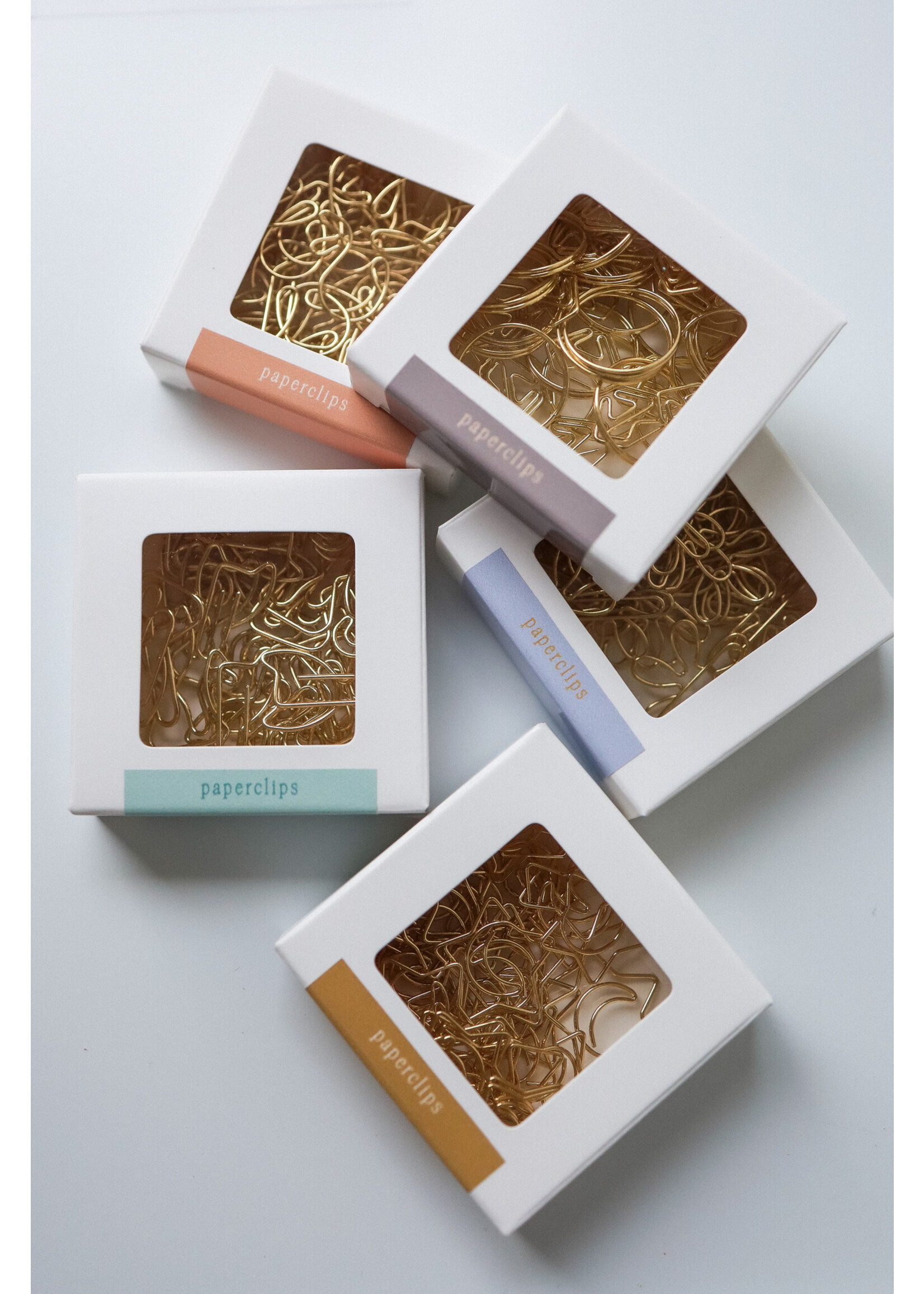 Maan Amsterdam Paperclips bloem - 20 stuks - goud