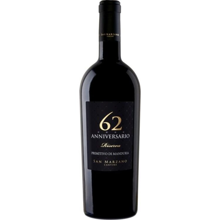 Cantine San Marzano San Marzano „62 Anniversario“ Primitivo di Manduria 1,5 Liter Magnum