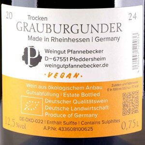 Weingut Pfannebecker Pfannebecker Grauburgunder QbA trocken