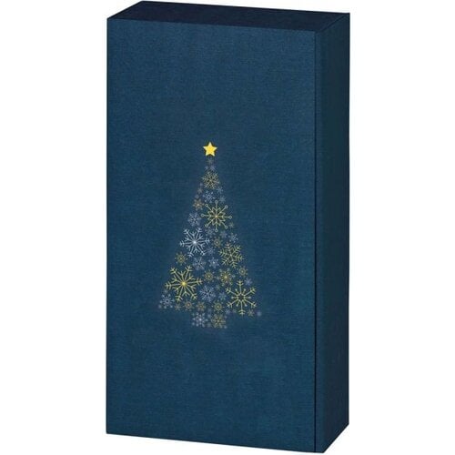 Altijddebestewijn.nl 2er Geschenkdoos Lino Kerstboom donkerblauw