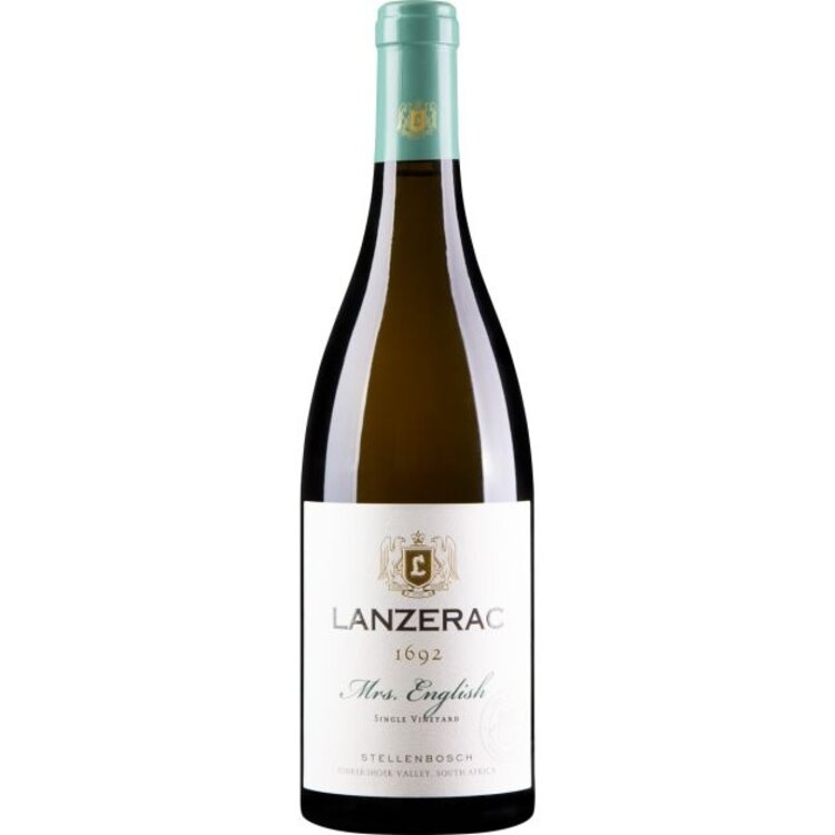 Lanzerac Wine Estate Lanzerac Mrs. English Chardonnay