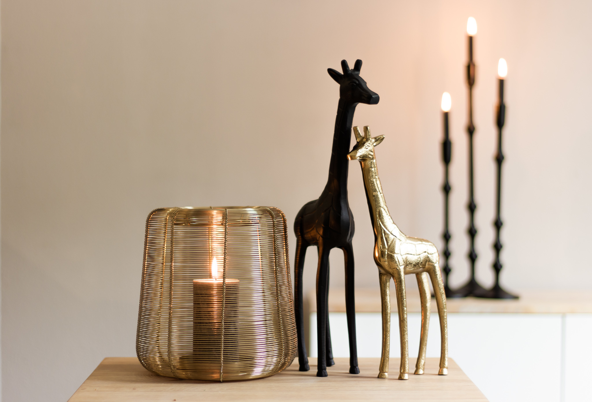 Ornament Giraffe Goud